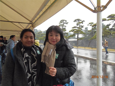 カルミさんらの2日目の様子