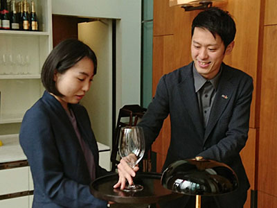 東京都立芝商業高校インターンシップの様子