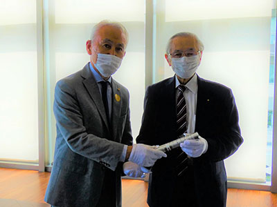 バトンリレーの様子2