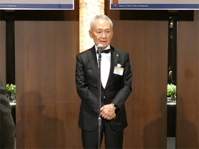 年度末夜間例会の様子