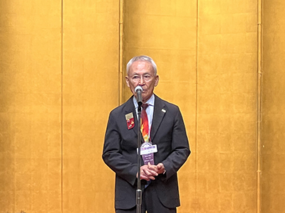 淺田さんのスピーチの様子