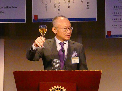 年度末夜間例会の様子1