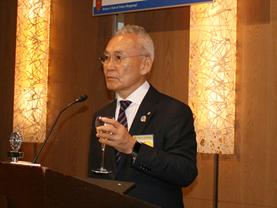 淺田ガバナーエレクト乾杯