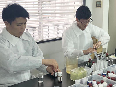 東京都立芝商業高校インターンシップの様子