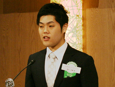 東京恵比寿ローターアクトクラブ会員　今年度地区年次大会実行委員　鬼丸祐輔様