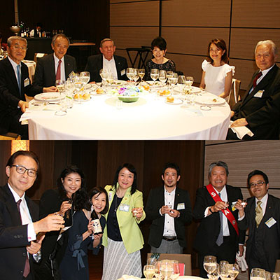 年度末夜間例会の様子