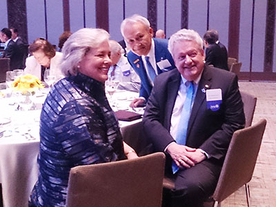 マローニーRI会長歓迎晩餐会開催報告