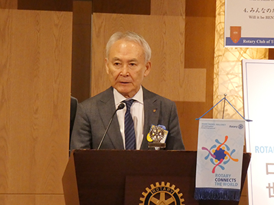 写真：淺田ガバナー