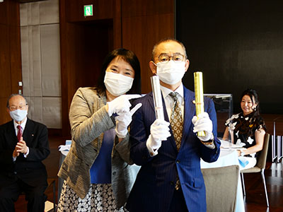 バトンリレーの様子12