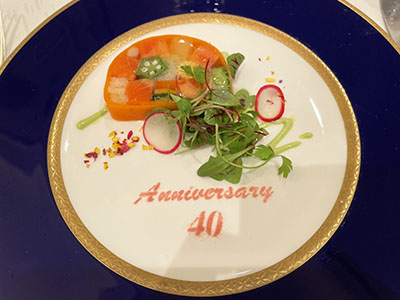 40周年プレート