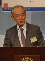 鳥居副会長新年挨拶の様子