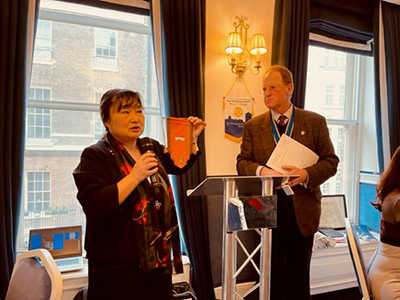 Rotary Club of Londonの例会の様子1