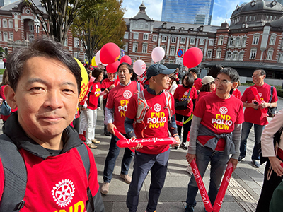 世界ポリオデーの様子1