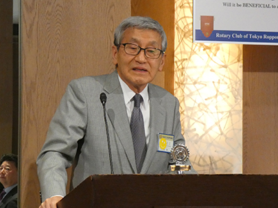 松島パスト会長の新年例会ご挨拶