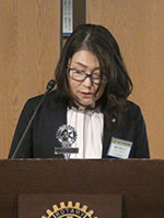 劒物社会奉仕委員長